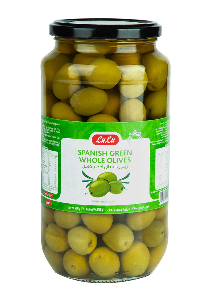 Spanish Olives Whole Green 