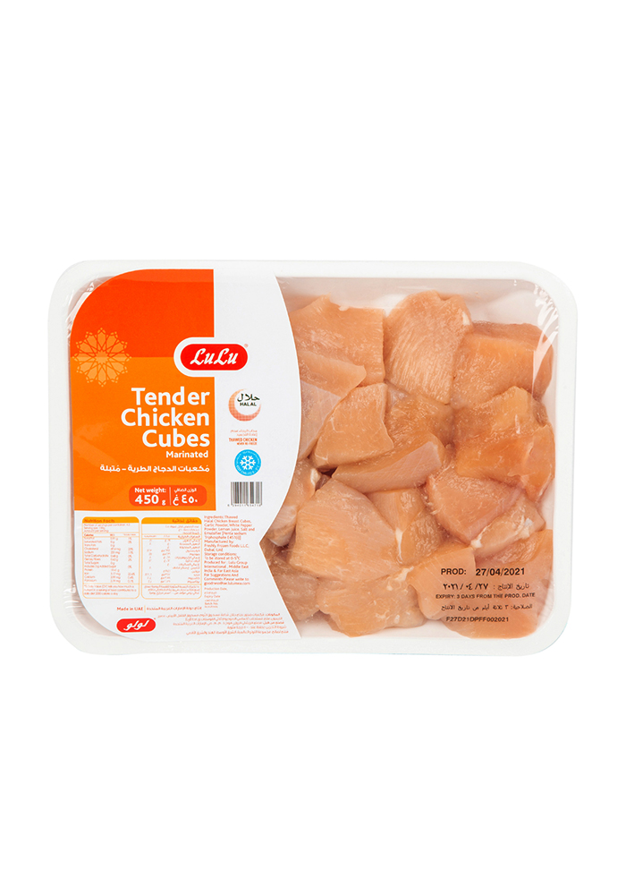 Marinated Tender Chicken Cubes