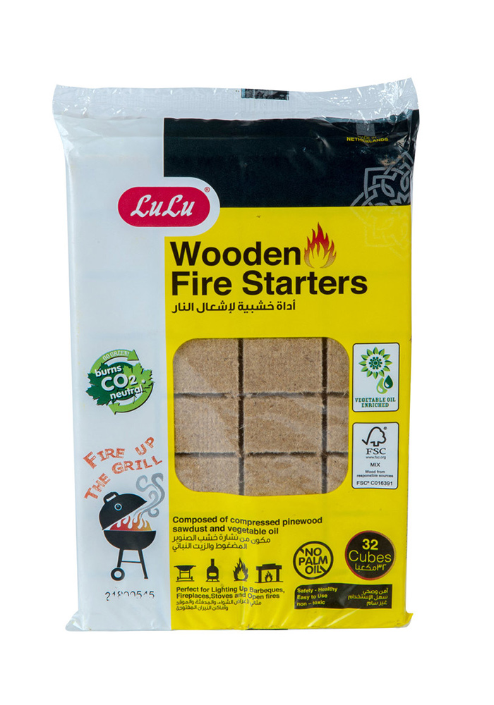 Wooden Fire Starter Cubes