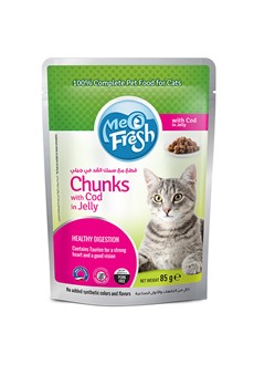 Meo Fresh Chunks with Cod in Jelly 85g