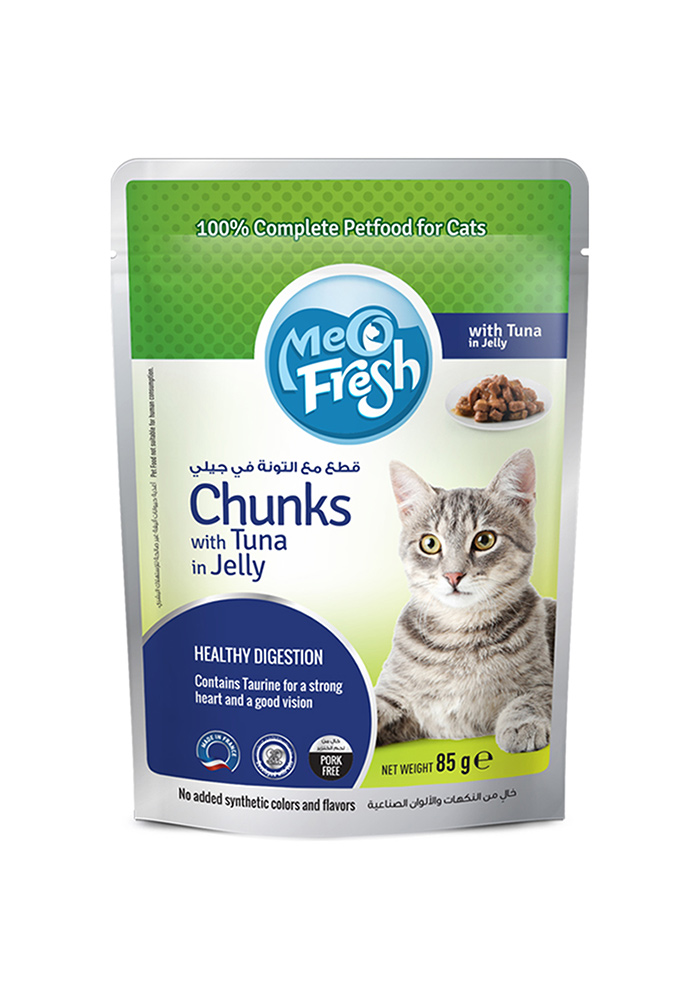Meo Fresh Chunks with Tuna in Jelly 85g