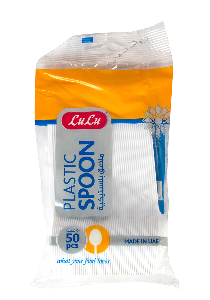 Plastic Spoon White 50pcs