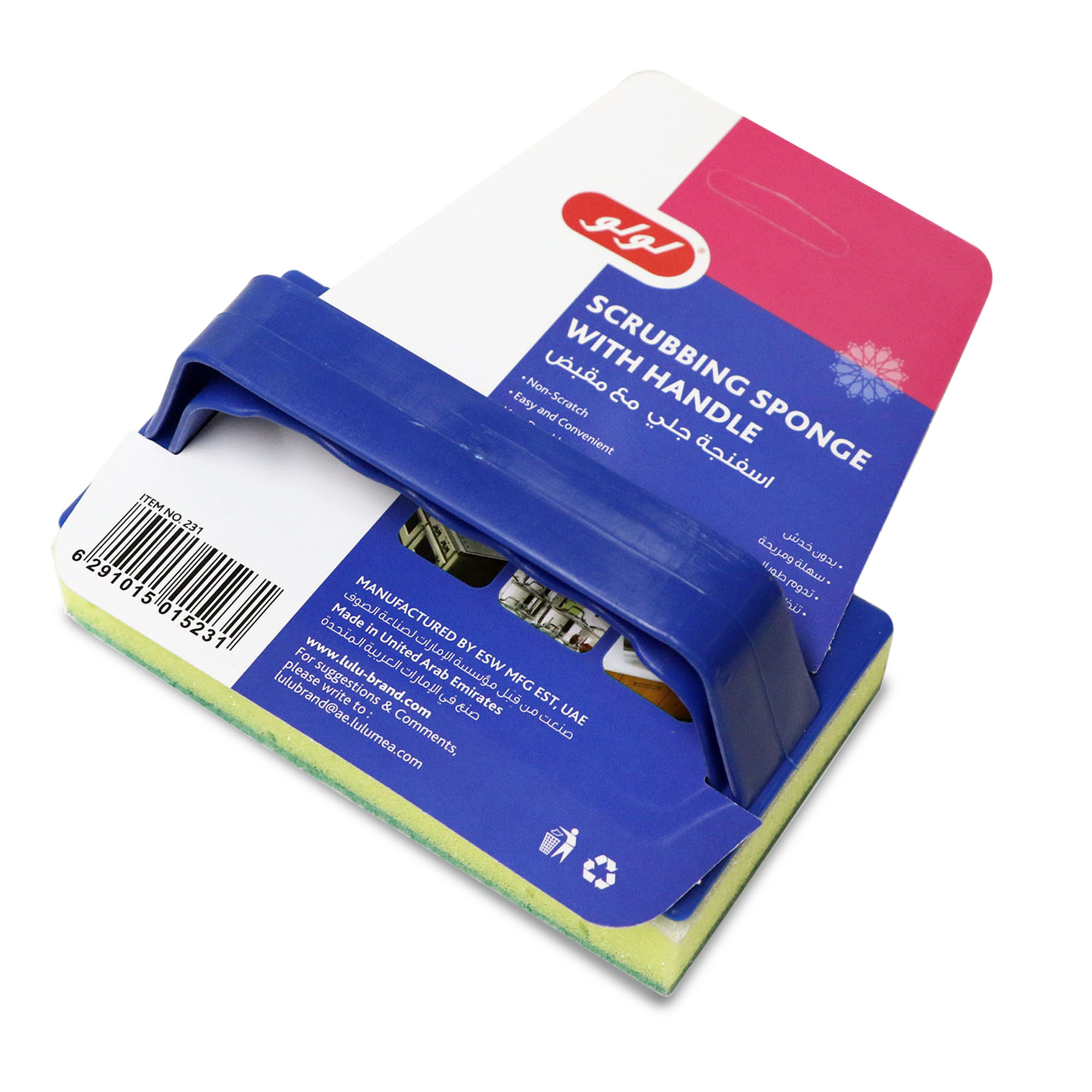 Scrubbing Sponge with Handle