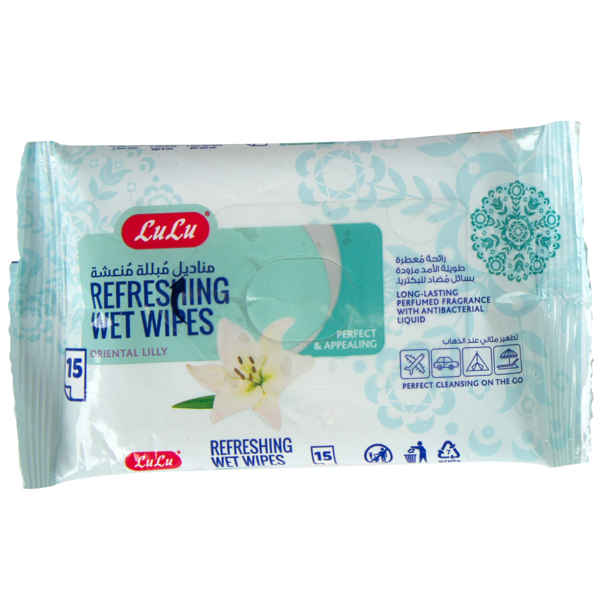 Refreshing Wet Wipes Oriental Lily
