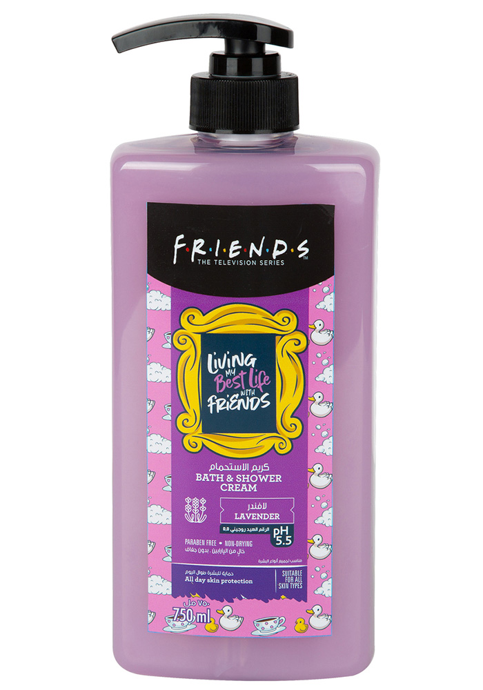 Friends Lavender Bath & Shower Cream